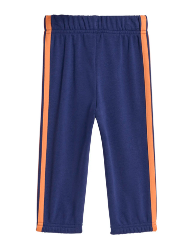 Chándal Adidas 3 Rayas para Niños - Naranja/Azul