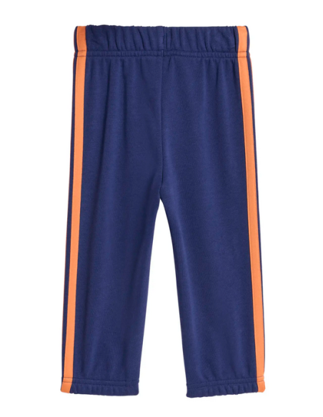 Chándal Adidas 3 Rayas para Niños - Naranja/Azul