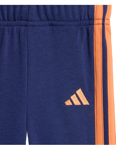 Tuta Bambino Adidas 3-Stripes - Arancio/Blu