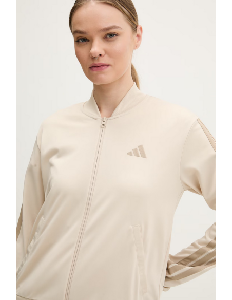 Adidas Essential 3-Streifen Damen Trainingsanzug - Beige