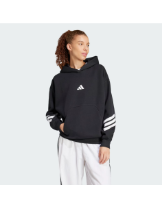 Felpa Donna Adidas Future Icons 3-Stripes - Nero