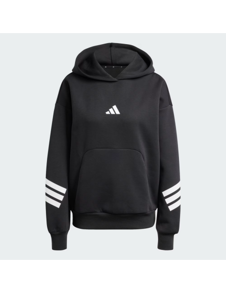 Felpa Donna Adidas Future Icons 3-Stripes - Nero