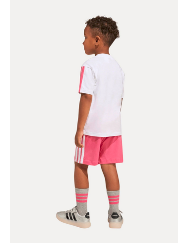 Adidas PERFORMANCE Mädchen-Set – WEISS/PINK