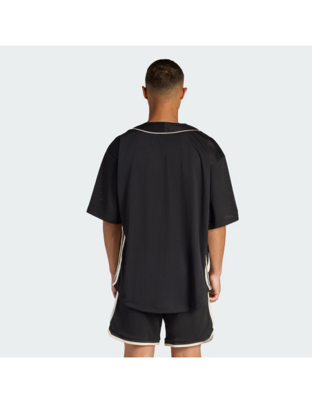 Adidas STADIUM MESH Baseball Herren-T-Shirt – Schwarz