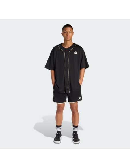 Adidas STADIUM MESH Baseball Herren-T-Shirt – Schwarz