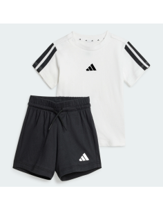 Completo Bambino Adidas ESSENTIAL TEE - BIANCO\NERO