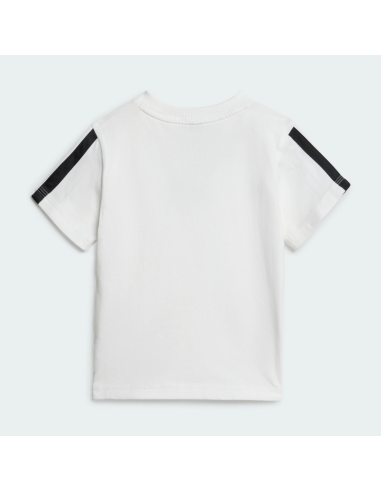 Adidas ESSENTIAL TEE Kids' Outfit - WHITE/BLACK