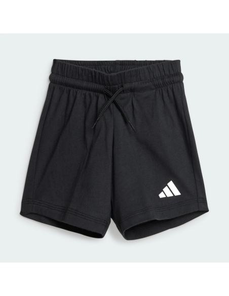 Adidas ESSENTIAL TEE Kids' Outfit - WHITE/BLACK