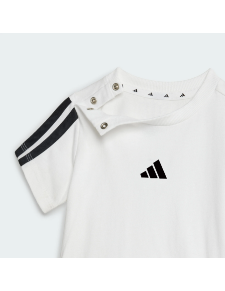 Completo Bambino Adidas ESSENTIAL TEE - BIANCO\NERO