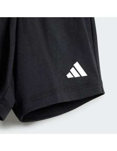 Adidas ESSENTIAL TEE Kids' Outfit - WHITE/BLACK
