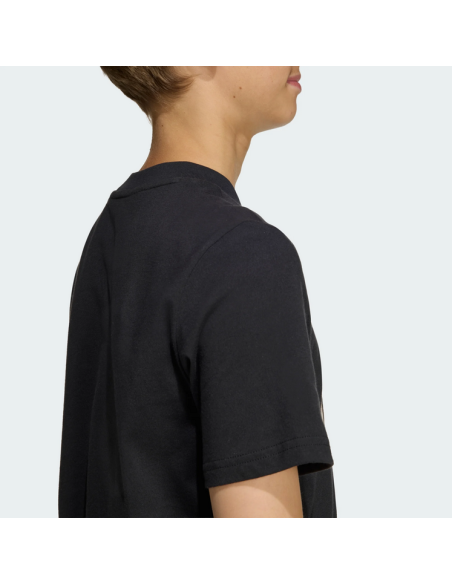 T-shirt adidas ragazzo STADIUM LETTERING - NERO