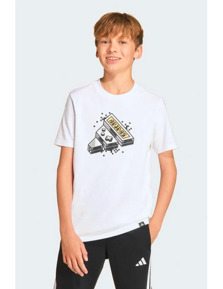 T-shirt Unisex Adidas GAME - Bianco