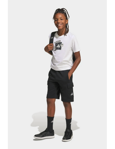 Unisex Adidas CAMO TRAIN T-shirt - White