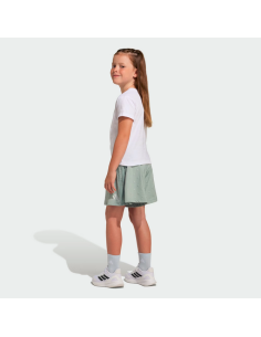 completo Bambina Adidas GLAM - BIANCO\CELESTE 2