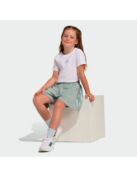 completo Bambina Adidas GLAM - BIANCO\CELESTE