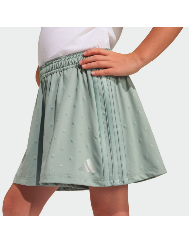 completo Bambina Adidas GLAM - BIANCO\CELESTE