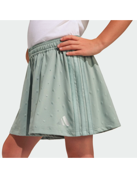 Adidas GLAM Girls' Outfit - WHITE/LIGHT BLUE