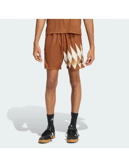 Pantaloncino Uomo Adidas HOUSE OF TIRO X - MARRONE