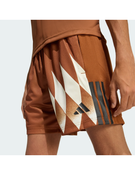 Pantaloncino Uomo Adidas HOUSE OF TIRO X - MARRONE