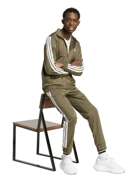Adidas 3 Stripes Men's Tracksuit - Green