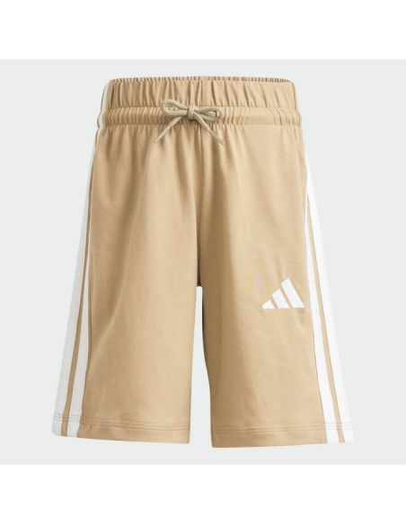 Adidas ESSENTIALS 3 STRIPES Girls' Tracksuit - WHITE/BEIGE