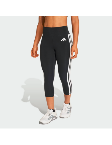Leggings donna Optime Essentials 3 strisce 3/4...