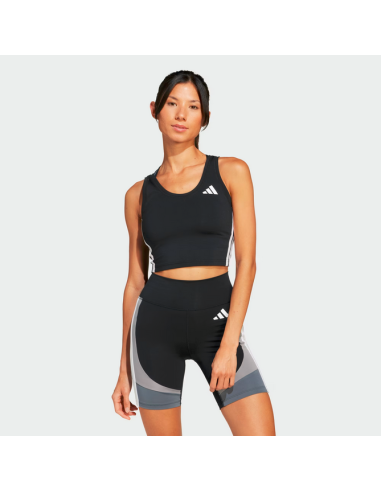 Top Donna Adidas Train Essentials 3-Stripes - Nero