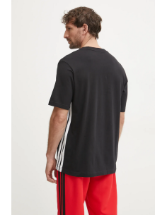Adidas Essentials 3-Stripes men's t-shirt - Black 2