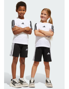 Adidas ESSENTIAL TEE Unisex Outfit - WHITE/BLACK 2