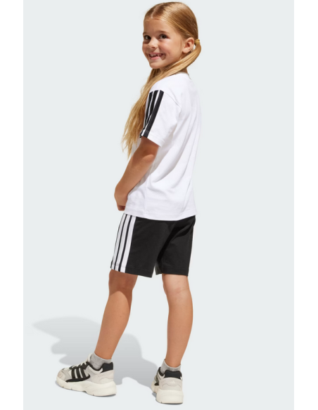 T-shirt Adidas ESSENTIAL Unisex - BLANC/NOIR