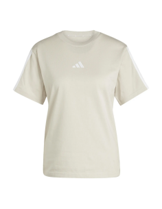 WOMEN'S T-SHIRT Adidas 3 STRIPES SJ - BEIGE