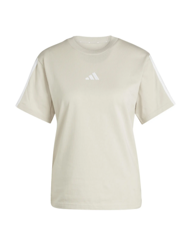 T-SHIRT DONNA Adidas 3 STRIPES SJ - BEIGE