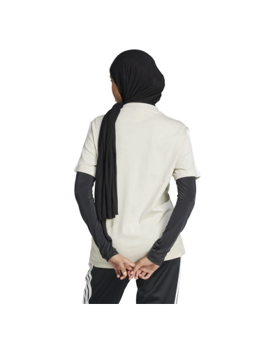 T-SHIRT DONNA Adidas 3 STRIPES SJ - BEIGE