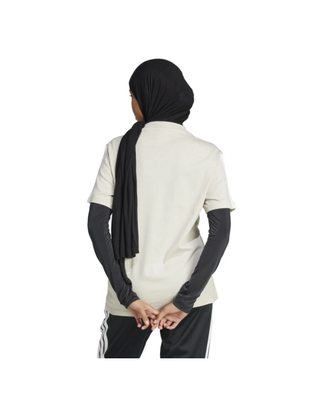 T-SHIRT DONNA Adidas 3 STRIPES SJ - BEIGE