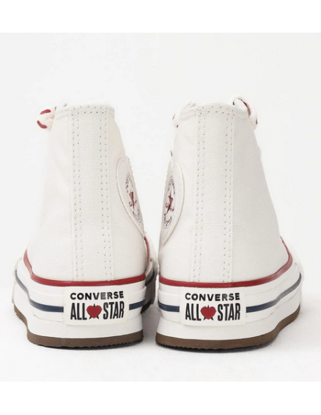 Scarpe Bambina Converse Chuck Taylor All Star Platform Valentine's Day - Bianco