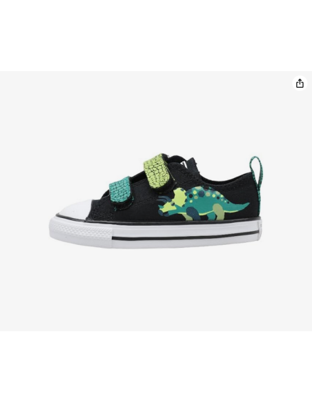 Converse Chuck Taylor All Star Dinos Easy On Kids' Shoes - Black