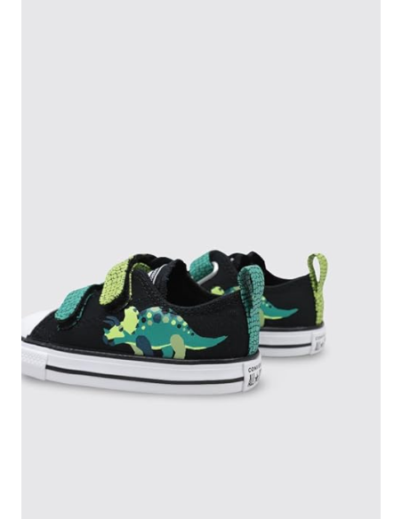 Converse Chuck Taylor All Star Dinos Easy On Kids' Shoes - Black