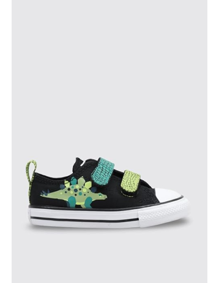 Converse Chuck Taylor All Star Dinos Easy On Kids' Shoes - Black