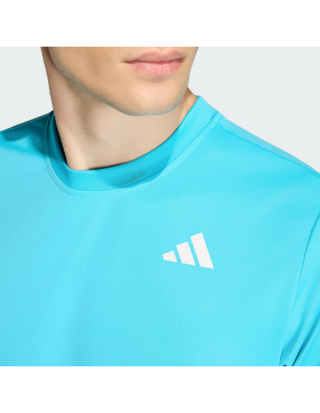 T-shirt da uomo Adidas club 3-Stripes - Azzurro