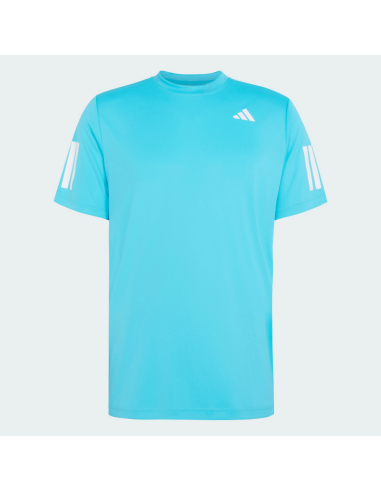 Adidas Club 3-Stripes Men's T-Shirt - Light Blue