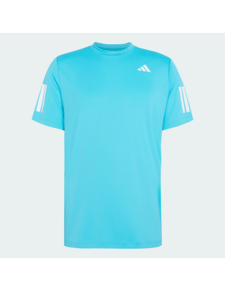 Adidas Club 3-Stripes Men's T-Shirt - Light Blue