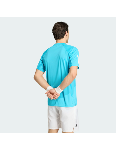 T-shirt da uomo Adidas club 3-Stripes - Azzurro