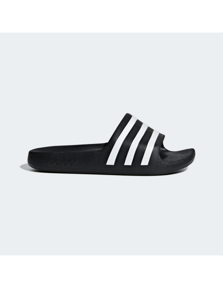 Adidas Kids' Adilette Aqua Slides - Black/White