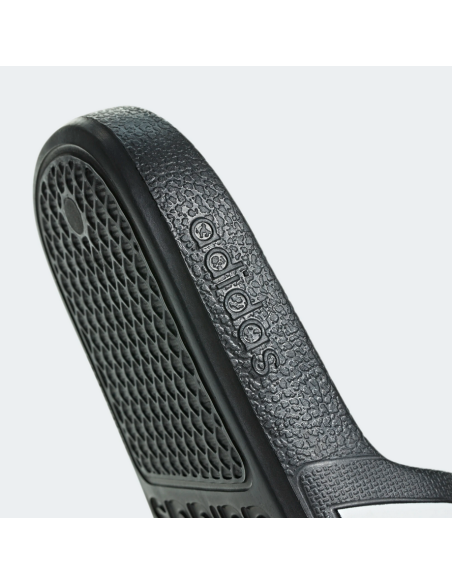 Adidas Kids' Adilette Aqua Slides - Black/White