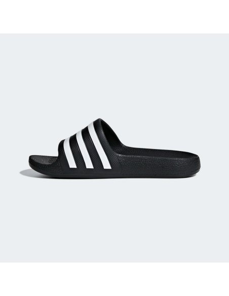 Adidas Kids' Adilette Aqua Slides - Black/White