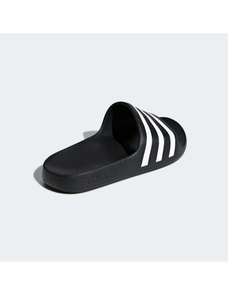 Adidas Kids' Adilette Aqua Slides - Black/White