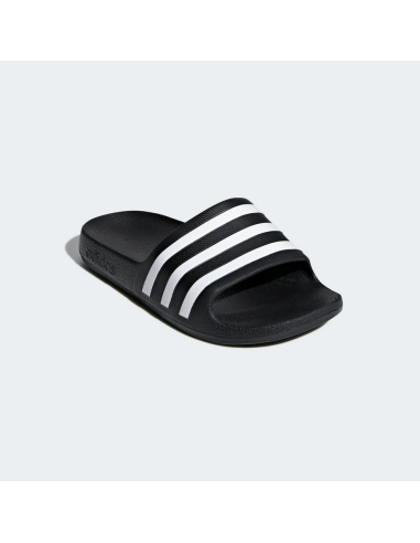 Adidas Kids' Adilette Aqua Slides - Black/White