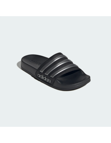 Adidas Adilette Shower K Boys' Slides - Black/Silver