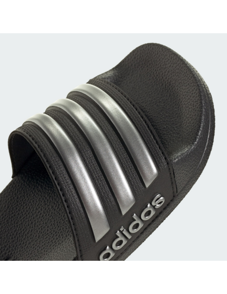 Ciabatta Ragazzo Adidas Adilette Shower K - NERO\ARGENTO