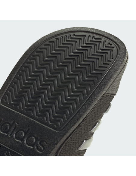 Ciabatta Ragazzo Adidas Adilette Shower K - NERO\ARGENTO
